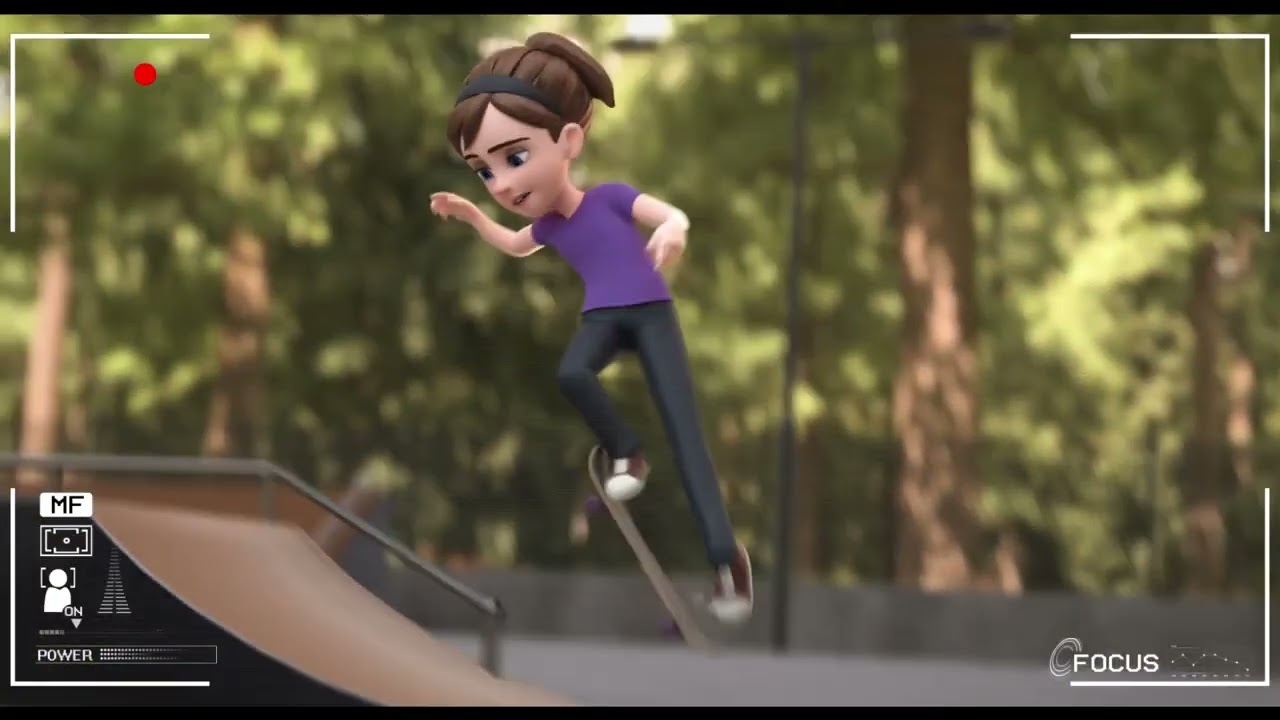 Skating animation by Little Dani